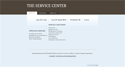 Desktop Screenshot of oregonservicecenter.com