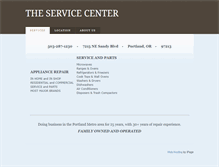 Tablet Screenshot of oregonservicecenter.com